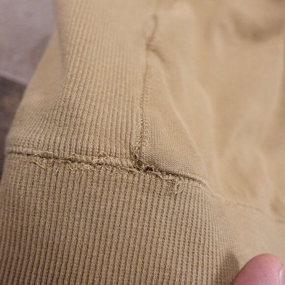 Columbia Waffle Knit Full-Zip Hoodie Women's Small Khaki Layering - Picture 11 of 12